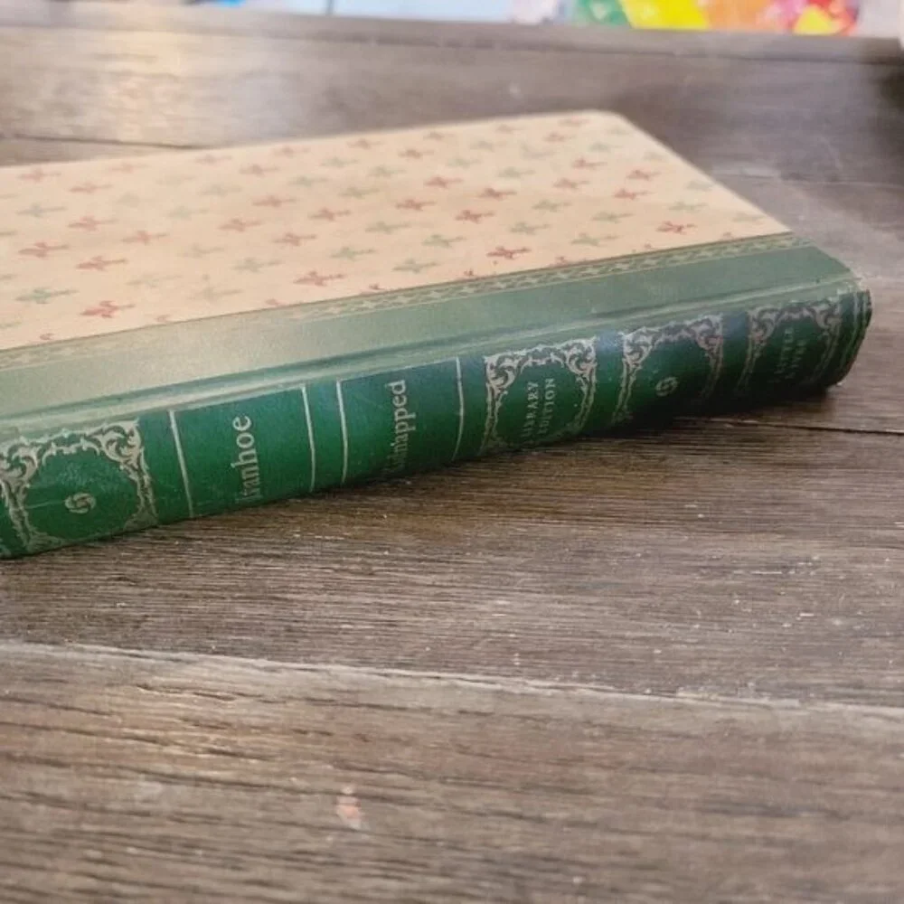 Vintage 1940s Kidnapped by Sir Walter Scott Hardcover Historical Romance Book